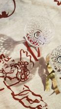 Cherubs & Reindeer Linen Tablecloth