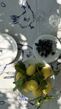 Hens & Eggs Linen Tablecloth