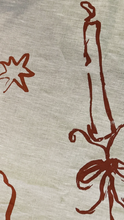 Christmas Feast Linen Tablecloth