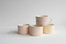 Horizontal Stripe Mug - Turquoise