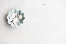 Scalloped Ceramic Dish- Green Tea