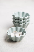 Scalloped Ceramic Dish- Green Tea