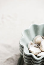 Scalloped Ceramic Dish- Green Tea