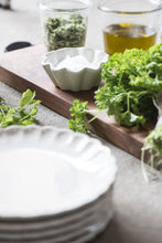 Scalloped Ceramic Dish- Butter